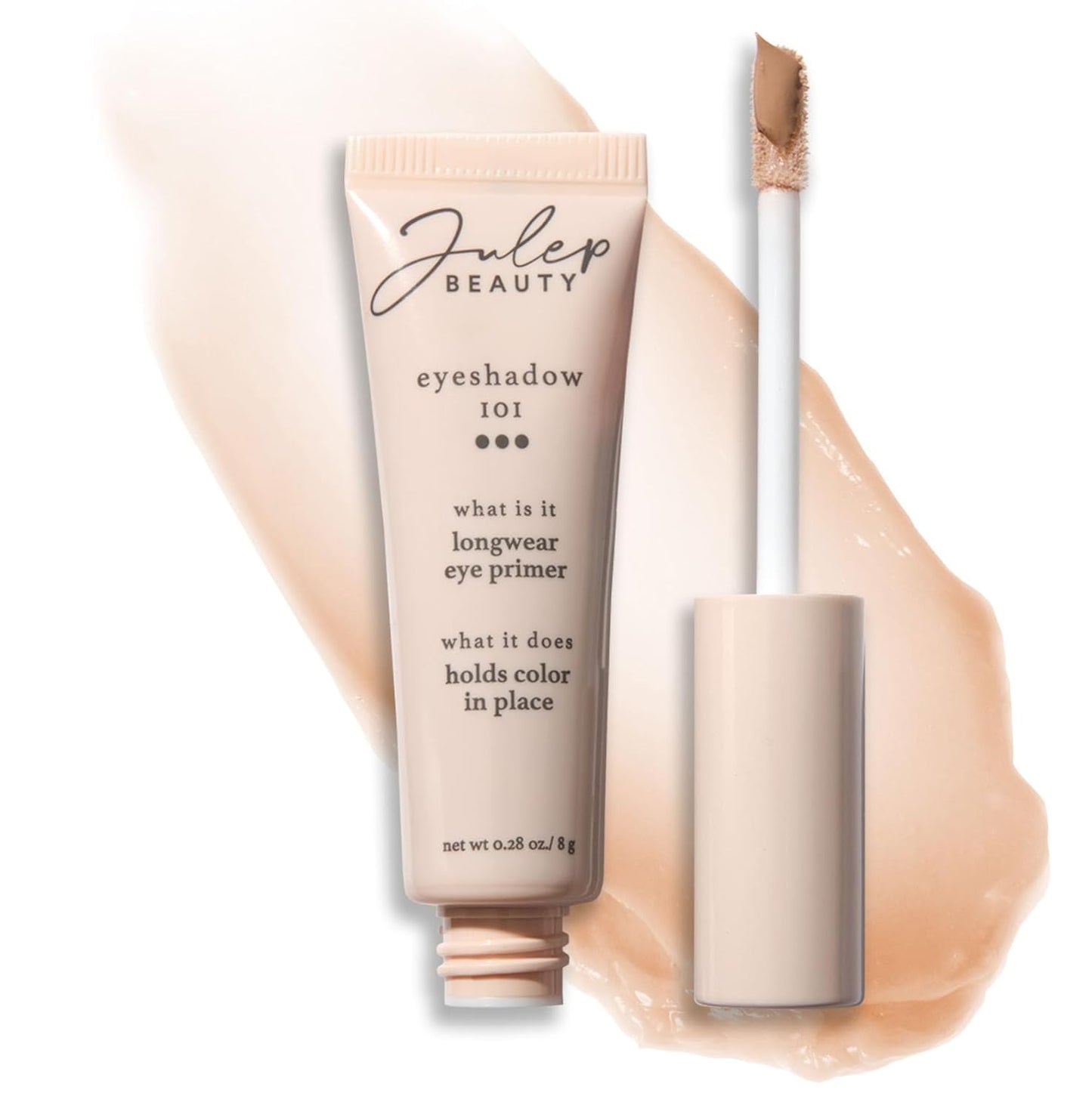 Julep Eyeshadow 101 Long Wear Eye Primer, Lightweight Green tea-infused Eye Primer, 0.35 Oz