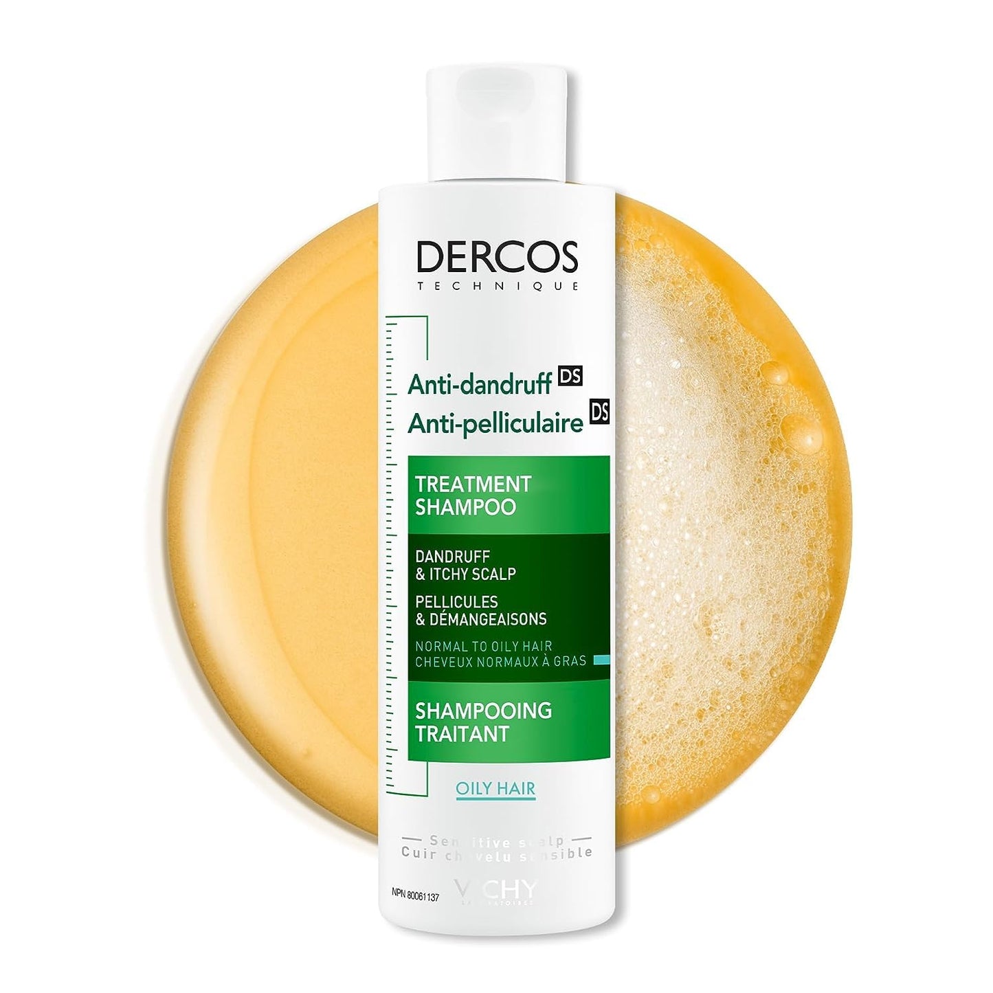 OTR Vichy Dercos Anti-Dandruff Shampoo for Normal to Oily Hair 200ml