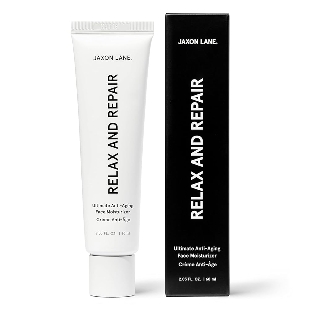JAXON LANE RELAX AND REPAIR Anti Aging Face Moisturizer for Men | Anti Wrinkle Cream for Face, Night Cream, Eye Cream with Niacinamide (Vitamin B3), Hyaluronic Acid, Vitamin E & Ceramides For Skin