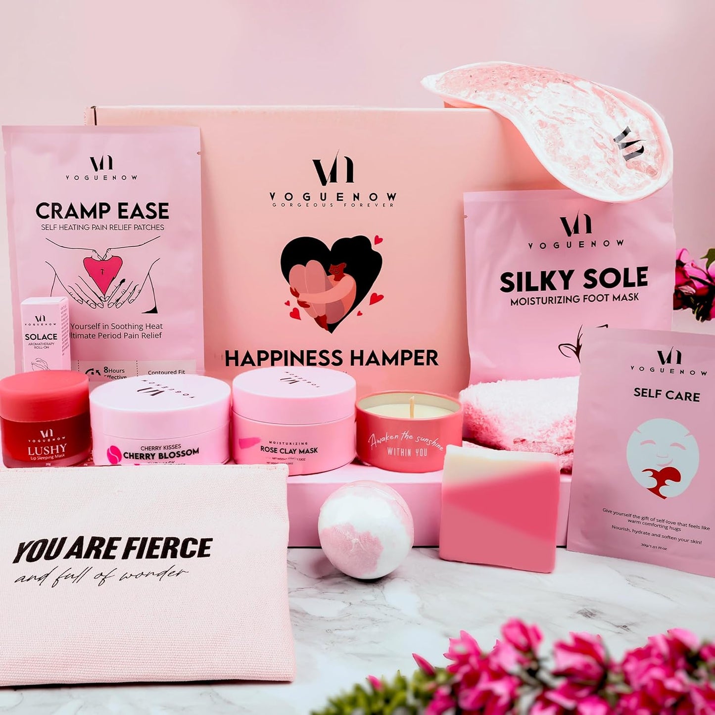 Spa Gifts for Women (Set of 22) - Premium Self Care Spa Kit With Bath, Sleep, Skin Care Sets & Self Care Items For Women Valentines Gift - Valentine Gifts for Women - Spa Gift Basket for Women