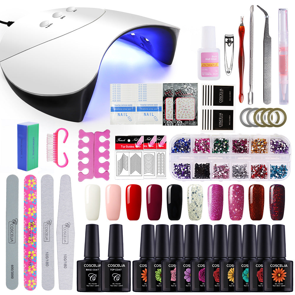 Complete Nail Decorations and Manicure Kit-Health & Wellness-Fit Focus