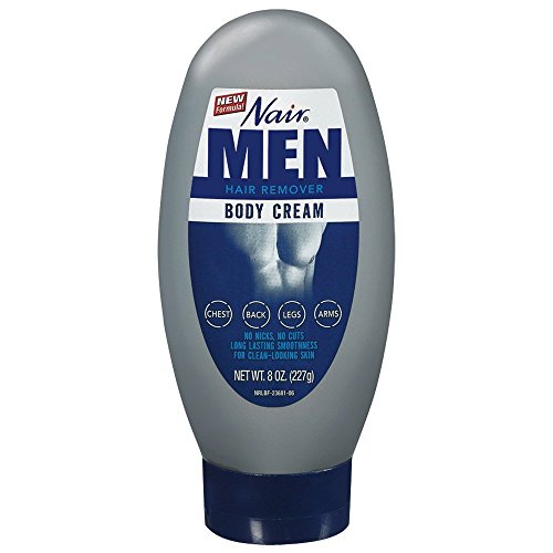 Nair Hair Remover for Men, Body Cream, 8 oz.
