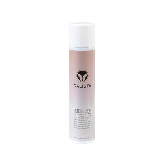 Calista Embellish Finishing Hairspray, Max Hold Volumizing Spray for All Hair Types, 10 oz (Packaging May Vary)
