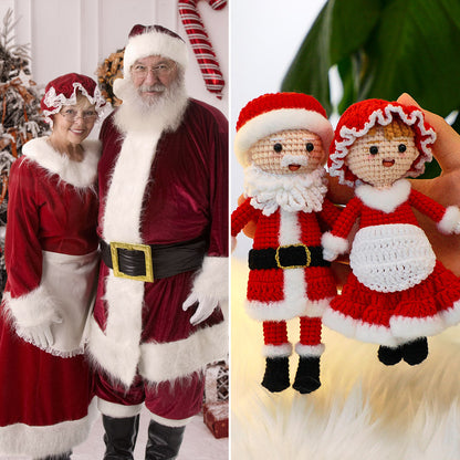 Full Body Custom Crochet Dolls Personalized Christmas Gifts Handmade Mini Look alike Dolls